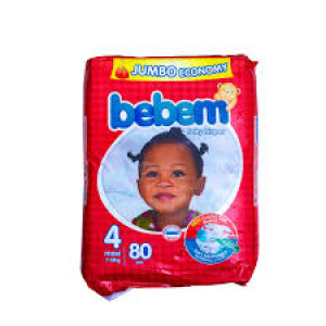 BEBEM BABY DIAPER SIZE 4 - 80 PCS