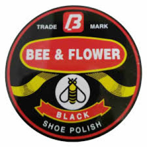 BEE &amp; FLOWER BLACK SHOE POLISH 100ML