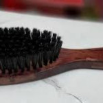 BROWN WOODEN HANDLE CLEANING BRUSH BIG