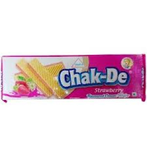 CHAK-DE SRAWBERRY CREAM WAFER CUBE 150G