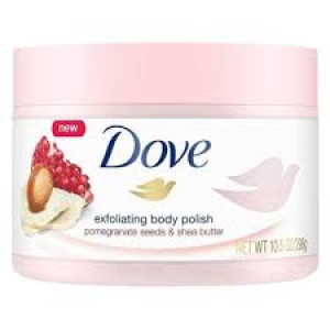 DOVE EXFOLIATING BODY SCRUB POMEGRANATE SEED &amp; SHEA BUTTER 225ML