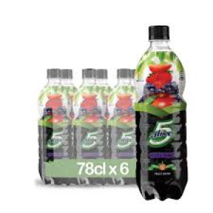 5ALIVE PLASTIC PET BERRY BLAST 78CL PACK X6