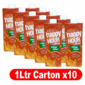 HAPPY HOUR ORANGE SAFARI 1 LITER CARTON