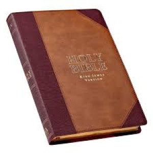 HOLY BIBLE KING JAMES VERSION BIG LEATHER