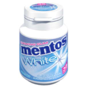 MENTOS WHITE CHEWING GUM 54.34G