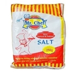 MR. CHEF PURE REFINED AND IODIZED SALT 250G